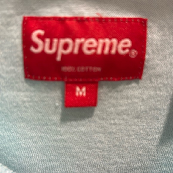 Supreme Small Box Tee in Cyan - Picture 4 of 5
